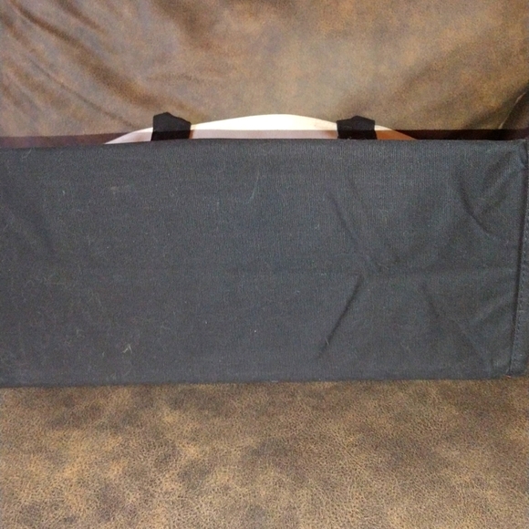 Large Talbot's Duffel / Tote Handbag in EUC - Cream color and Black - Picture 4 of 7